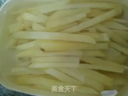 Make Homemade fries step 0