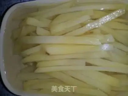 Make Homemade fries step 1