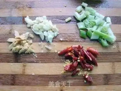 Make Tomato tofu step 1