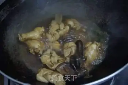 Make The chicken legs are a thousand knots step 7