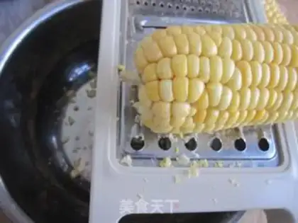 Make Fresh corn congee step 1