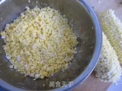 Make Fresh corn congee step 2