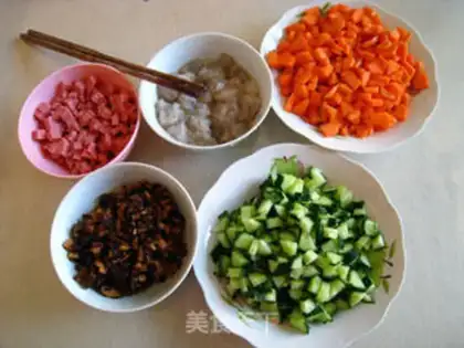 Make Seven colours of rice step 0
