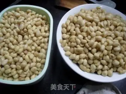 Make Spicy peanuts step 3