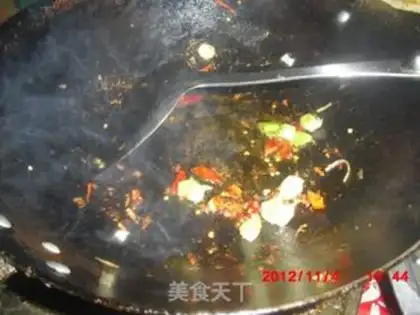 Make Chili tomato fried round eggplant step 4