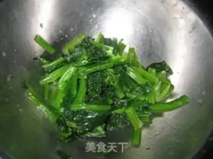 Make Shrimp spinach step 6