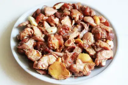Make Frozen chickens of mushrooms step 4