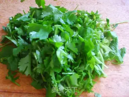 Make The cilantro step 1