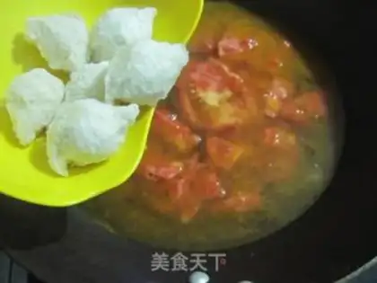 Make Tomatofish noodles step 6