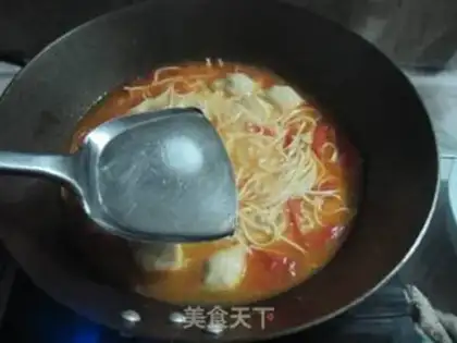 Make Tomatofish noodles step 9