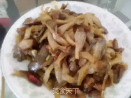 Make Mushroom fried meat step 3