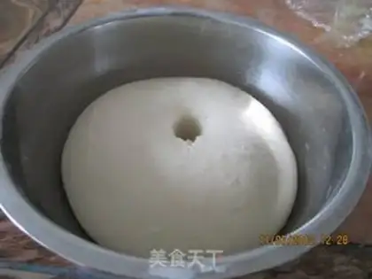 Make Fresh meat buns step 5