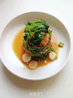 Make The spinach tower step 8