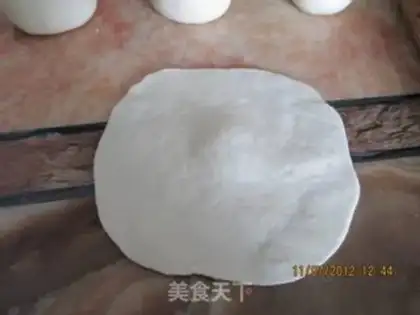 Make Fresh meat buns step 7