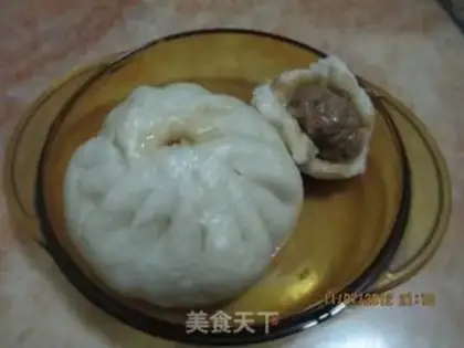 Make Fresh meat buns step 12