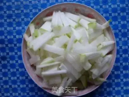 Make Green melon step 1