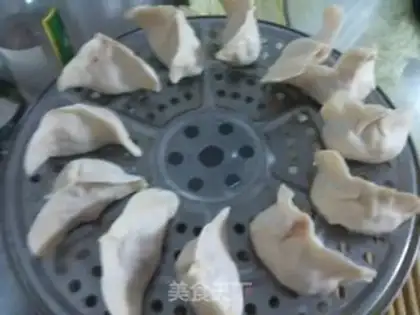 Make Pork dumplings step 13