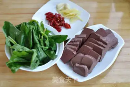 Make Sour duck blood step 2