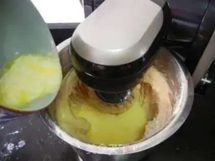Make Peanut butter cream pound cake step 13
