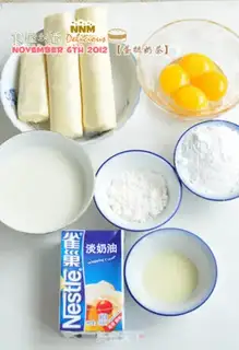 Make Milk and eggs step 0