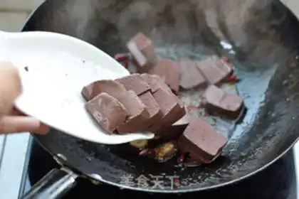 Make Sour duck blood step 7