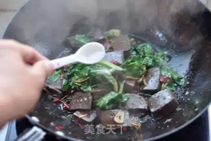 Make Sour duck blood step 10