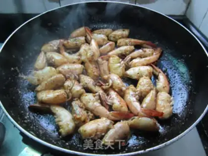 Make Soy sauce and shrimp step 5