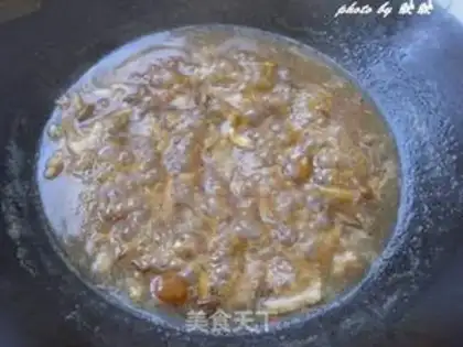 Make Rolling mushroom meat step 7