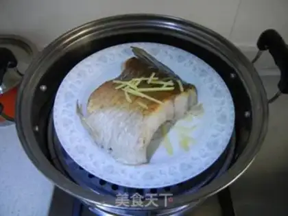 Make Shrimp sauce. Steamfish step 4
