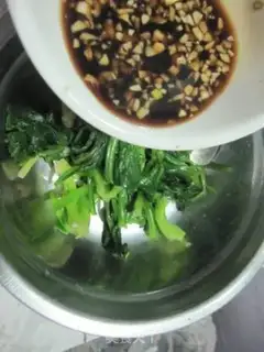 Make Chen Jell-O spinach step 9