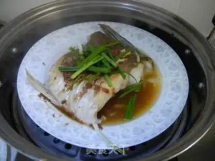 Make Shrimp sauce. Steamfish step 6