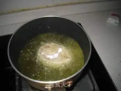 Make Five smelts of fried fish step 2