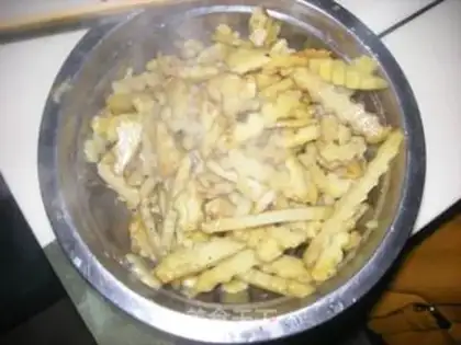 Make Homemade potato fries step 5