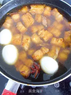 Make Red roast eggs step 11