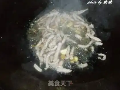 Make Autumn fried meat step 5