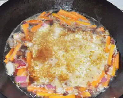 Make Scrap and rice step 7
