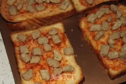 Make Toast pizza step 1