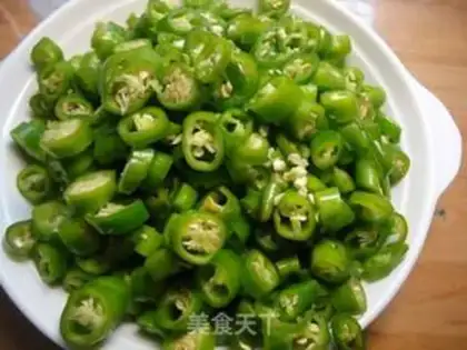 Make Pepper bean sauce step 1