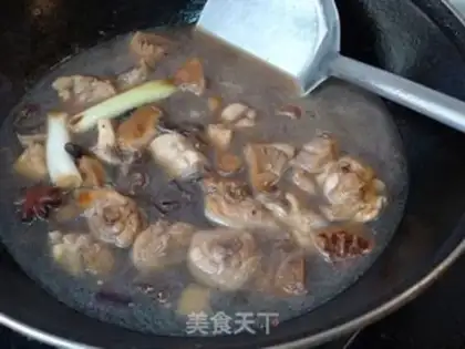 Make Chicken stew mushrooms step 5