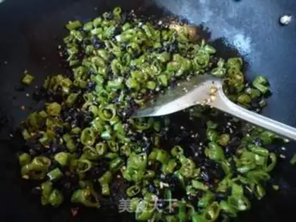 Make Pepper bean sauce step 7