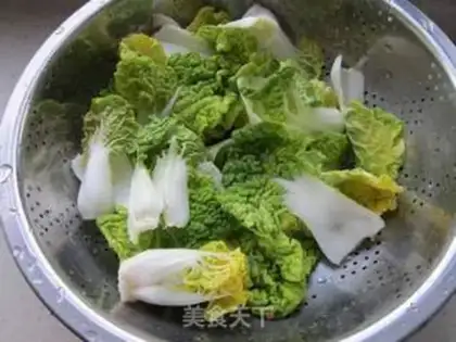 Make Five flowers and tofu step 1