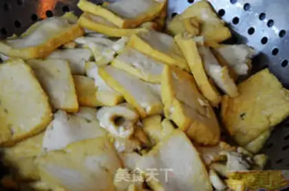 Make Shrimp skin tofu step 1