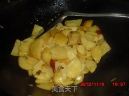 Make They used to make potato chips step 4