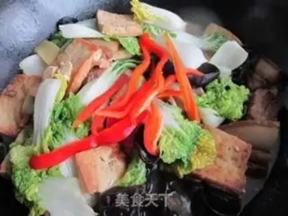 Make Five flowers and tofu step 12