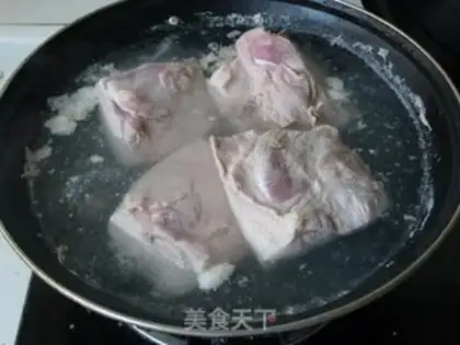 Make Potato red meat step 1