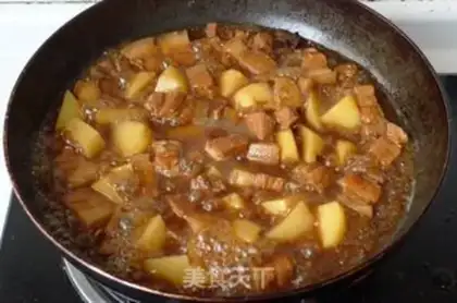 Make Potato red meat step 10