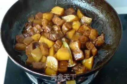 Make Potato red meat step 11