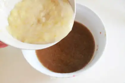 Make Banana Chocolate McFin step 3