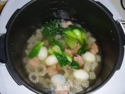 Make Sodium pigeon egg soup step 8