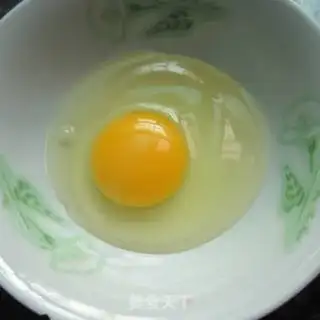 Make Old egg rice step 1